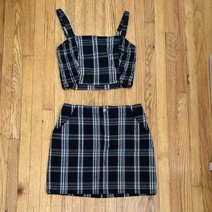 Hollister Top & Skirt Set